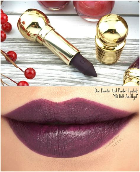 Diorific Kohl Powder Lipstick SWATCHES 